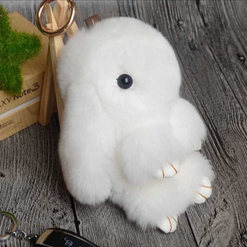 ❇️🎄❇️NWOT Adorable Bunny Purse Keychain, Fob.❇️🎄 - Picture 4 of 8